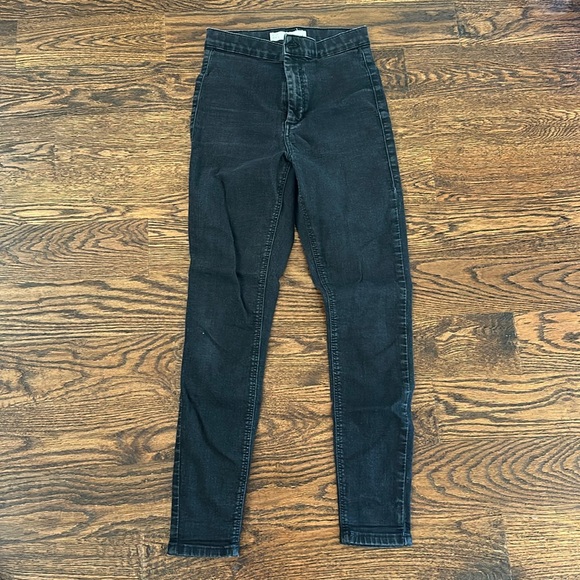 Topshop Moto Joni Black Skinny Jeans, size W28 L30 (runs small), good condition - Picture 1 of 3